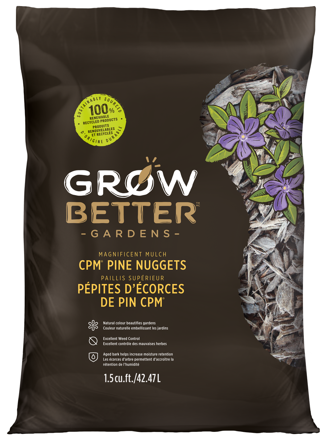 Mulch - GrowBetter Gardens™ Magnificent Mulch – CPM® Pine Nuggets