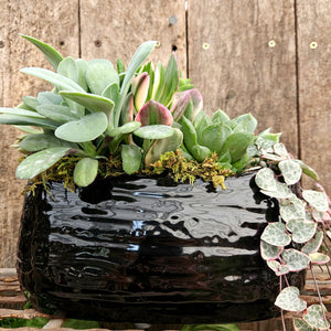 Ceramic Rib Oval Pot Cover