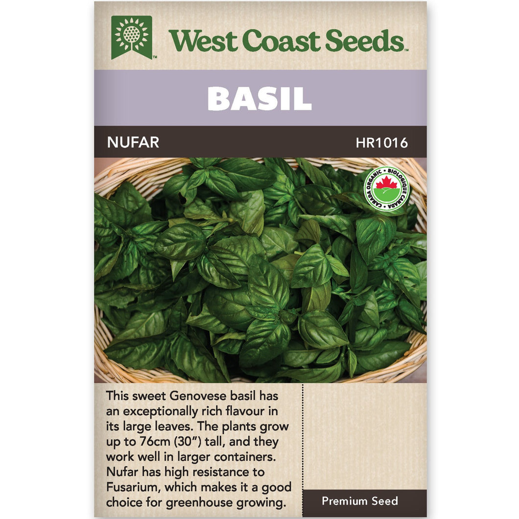 Basil Nufar Certified Organic