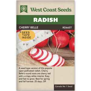 Radish Cherry Belle Seed Tape