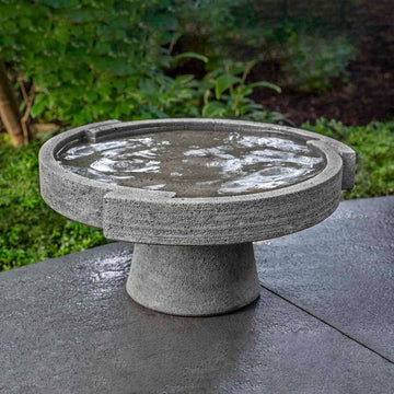 Birdbath - Cast Stone - Concept, Low