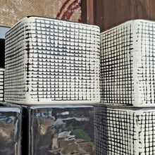 Load image into Gallery viewer, Checkered Square Pot
