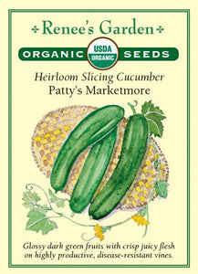 Cucumber Slicing Patty's Marketmore Organic