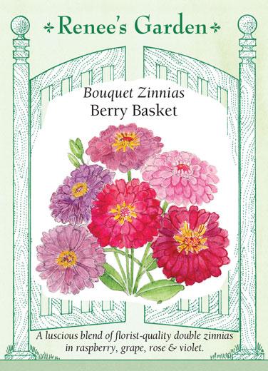 Zinnia Berry Basket Cutting